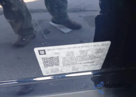 2020 Chevrolet Blazer Awd Rs из США, поврежденный, VIN 3GNKBKRS4LS648352